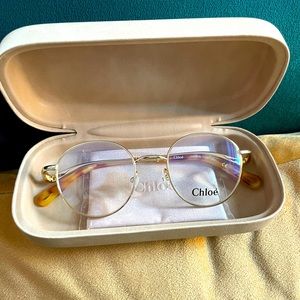 NWT Chloe CE2155 717 Round Metal Glasses